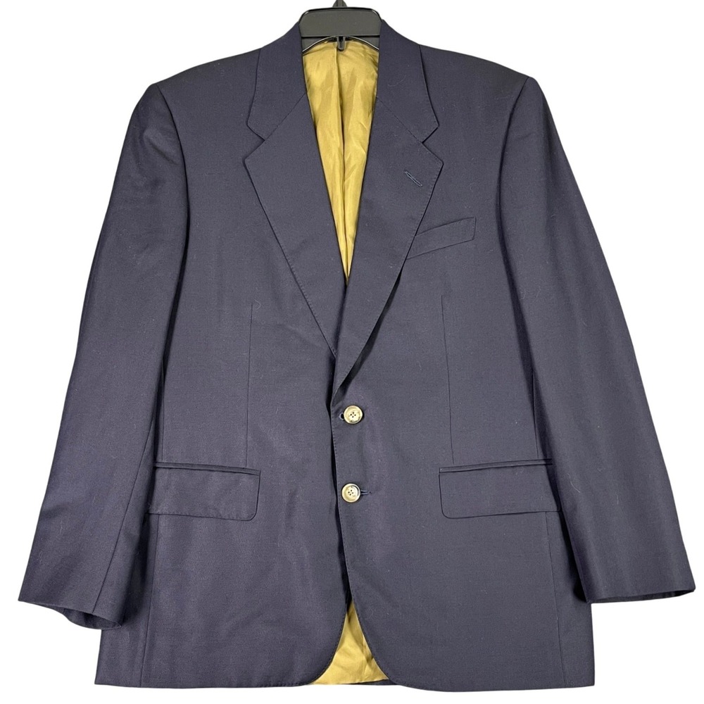 Miller Brothers Ltd Custom Made Blazer Two Button Formal Professional Mens 40R